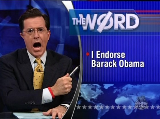 Colbert Endorsement